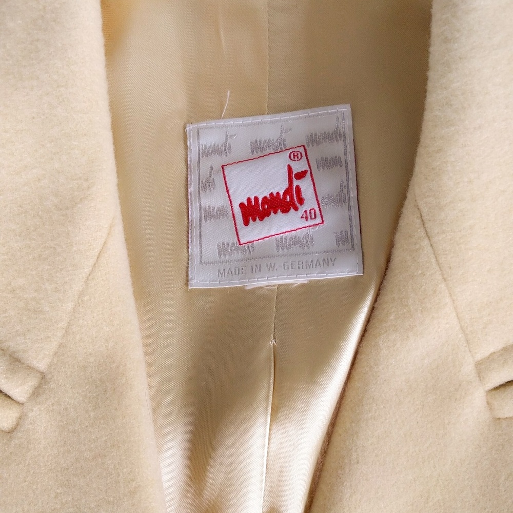 Mondi Easter Yellow Oversized Wool Blazer Coat 40 - image 7